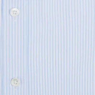 Alex Pale Blue and White Bengal Stripe Shirt