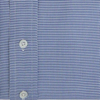 Ambrose Blue and White Houndstooth Shirt