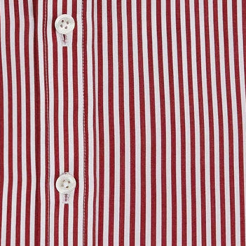 Abbott Red White Bengal Stripe Shirt