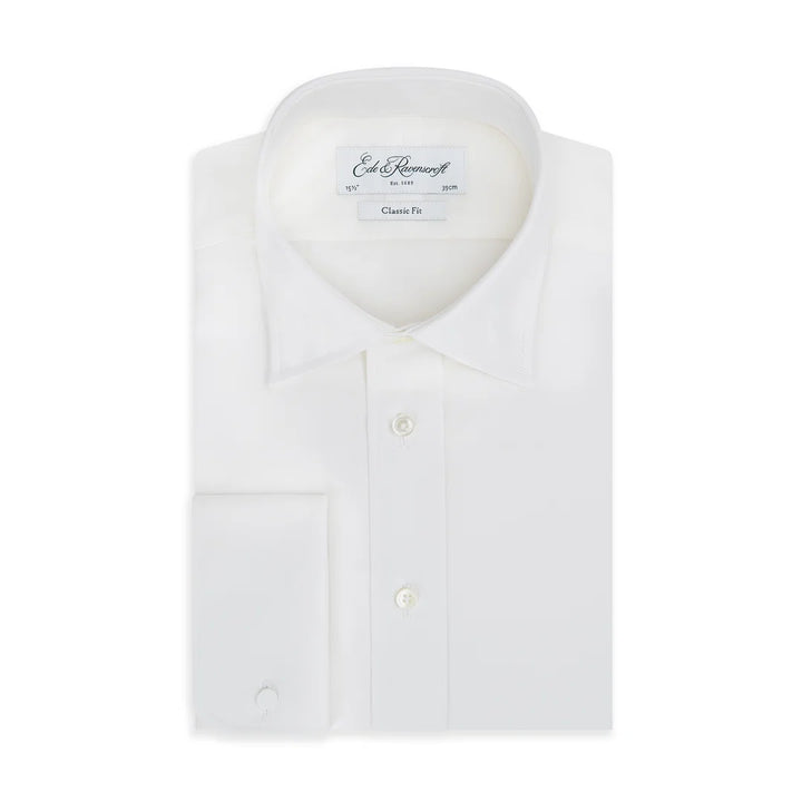 Ainsley White Twill Shirt