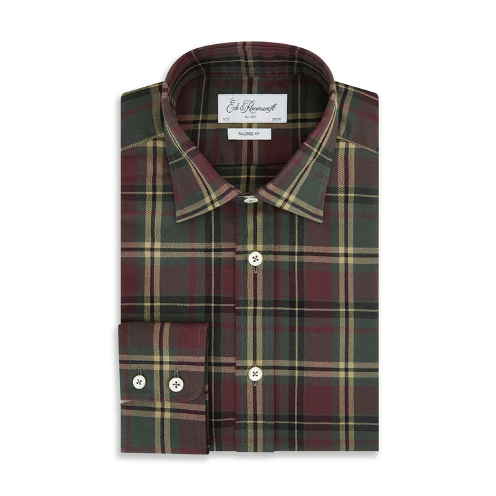 Alex Red Green Tartan Check Shirt