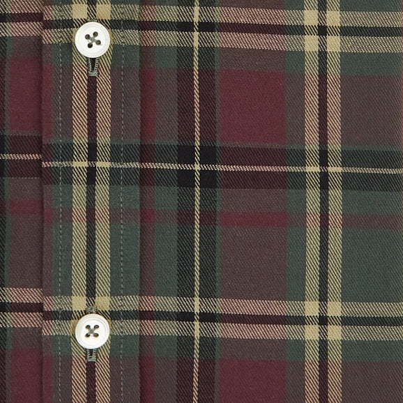 Alex Red Green Tartan Check Shirt