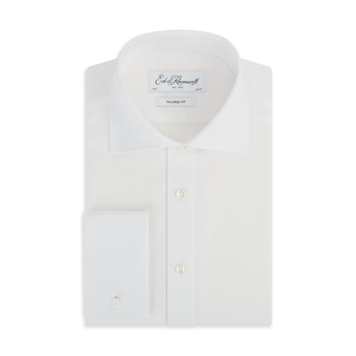 Abbott White Herringbone Shirt