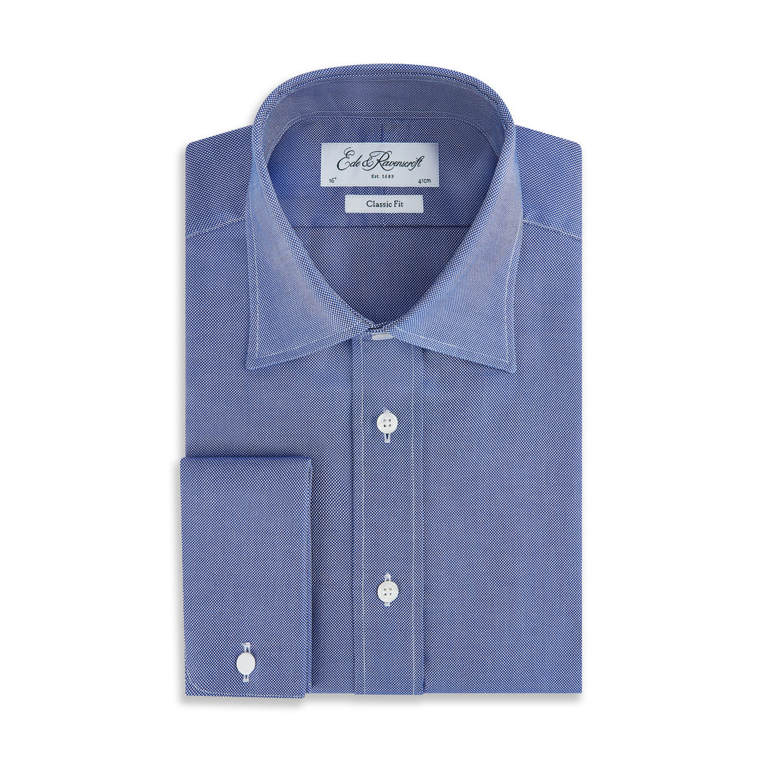 Ainsley Blue Basketweave Shirt