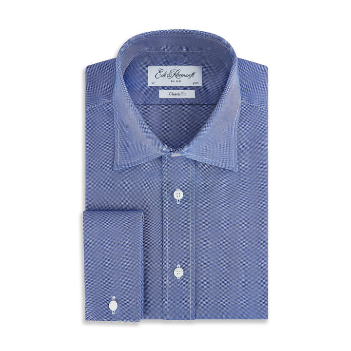 Ainsley Blue Basketweave Shirt