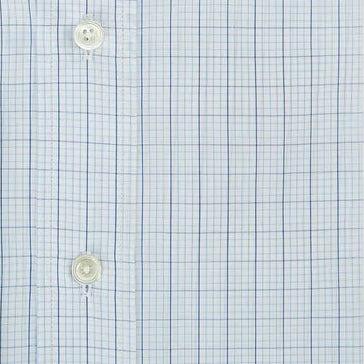 Ainsley White Blue Check Shirt