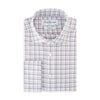 Abbott Blue Rust Brushed Check Shirt
