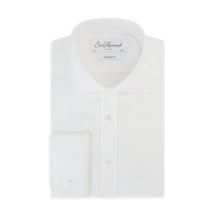 Abbott White Heavy Twill Shirt