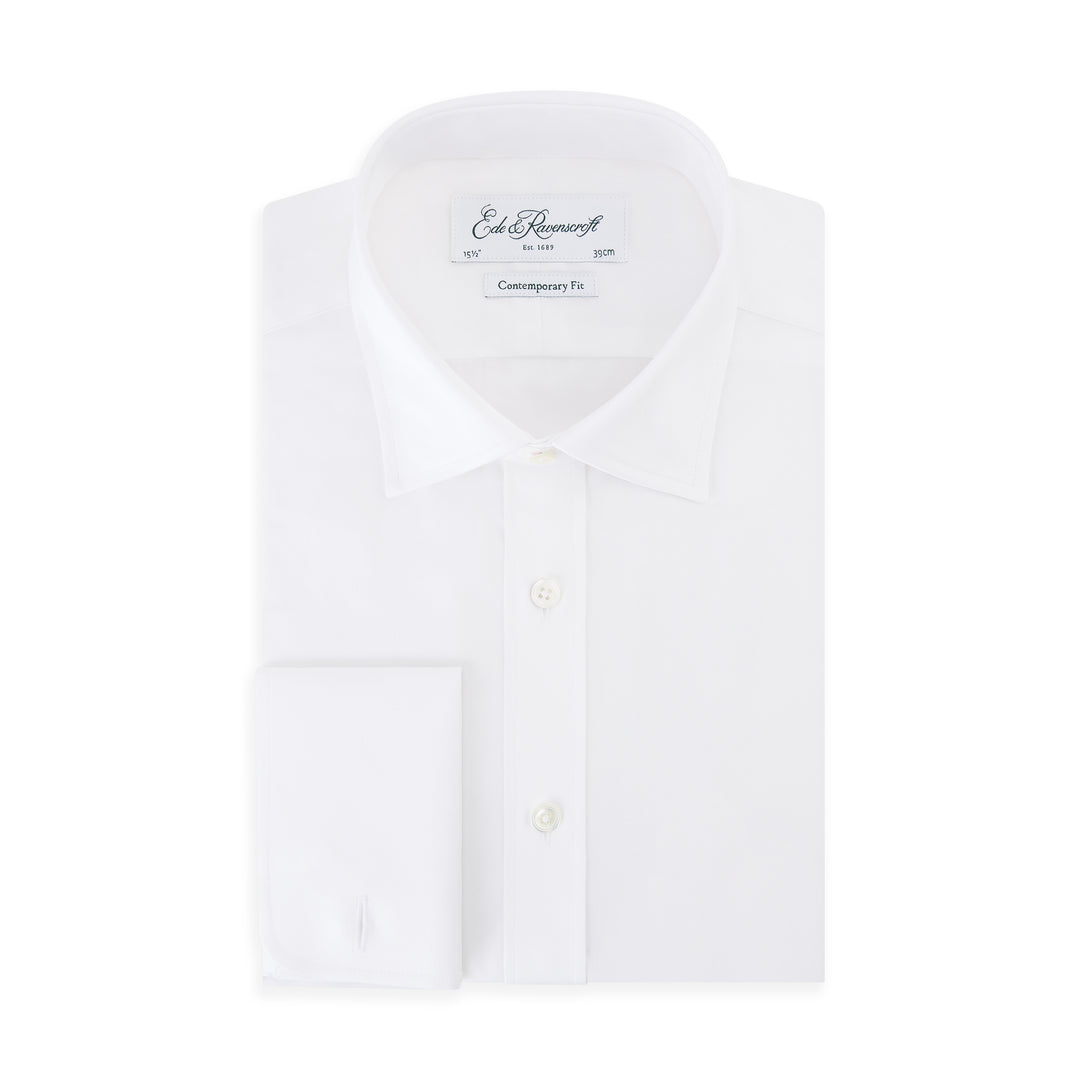 Albert White Twill Shirt