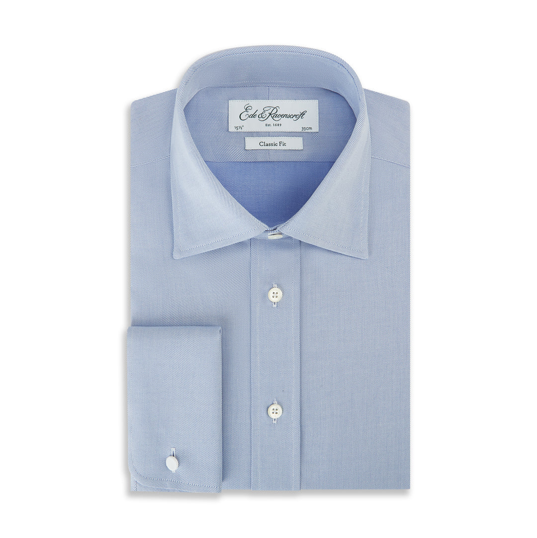 Ainsley Blue Heavy Twill Shirt
