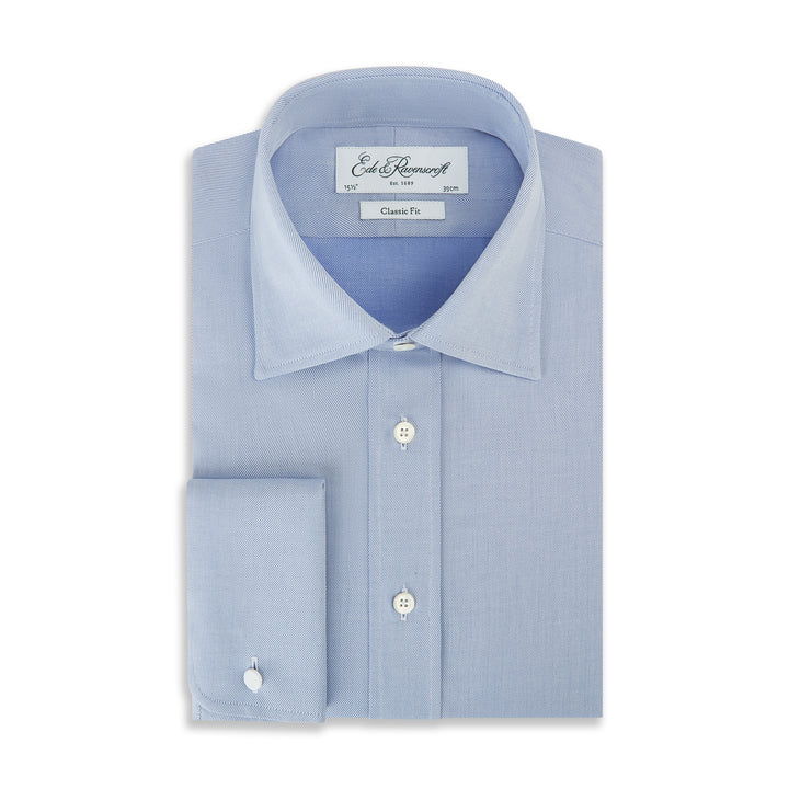 Ainsley Blue Heavy Twill Shirt