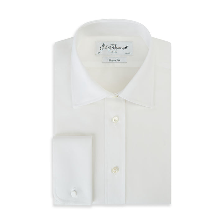 Ainsley White Heavy Twill Shirt