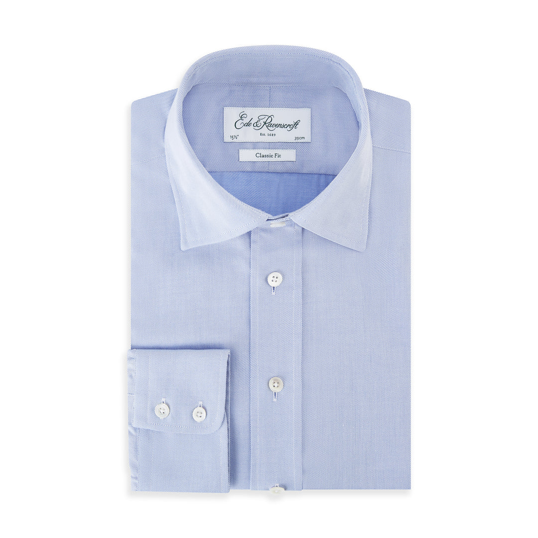 Alistair Blue Heavy Twill Shirt