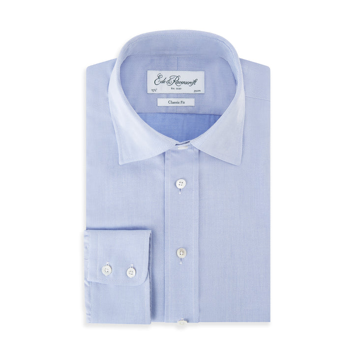 Alistair Blue Heavy Twill Shirt