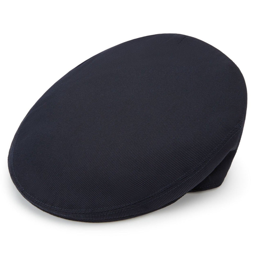 Heydon Navy Twill Flat Cap