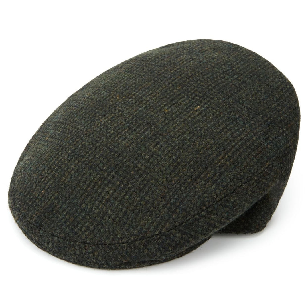 Heydon Green Marl Flat Cap