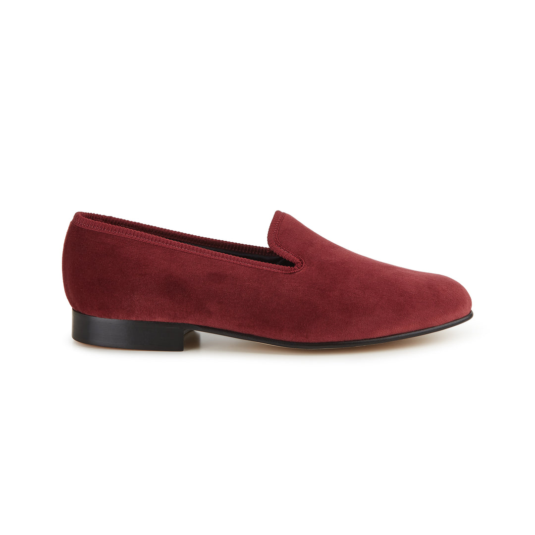 Knightsbridge Rose Velvet Slipper