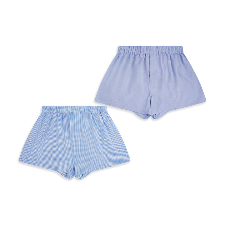 Gingham Boxer Short Set Of Two