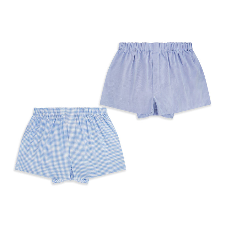 Check Basketweave Boxer Short Set Of Two
