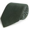 Dark Green Micro Spot Woven Silk Tie