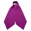 Purple Polka Dot Printed Silk Cravat