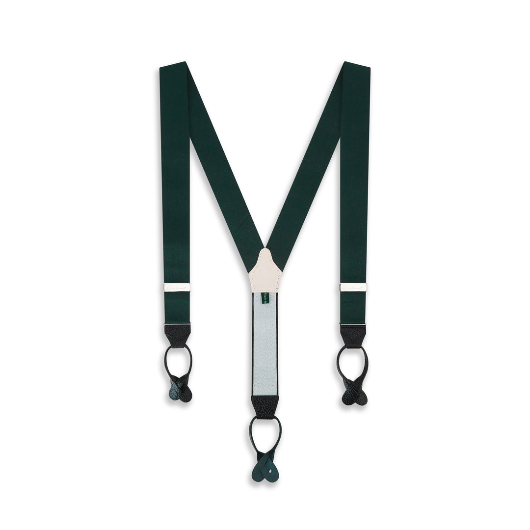 Dark Green Barathea Braces