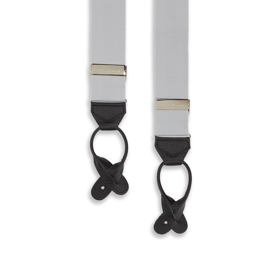 Grey Barathea Elastic Braces