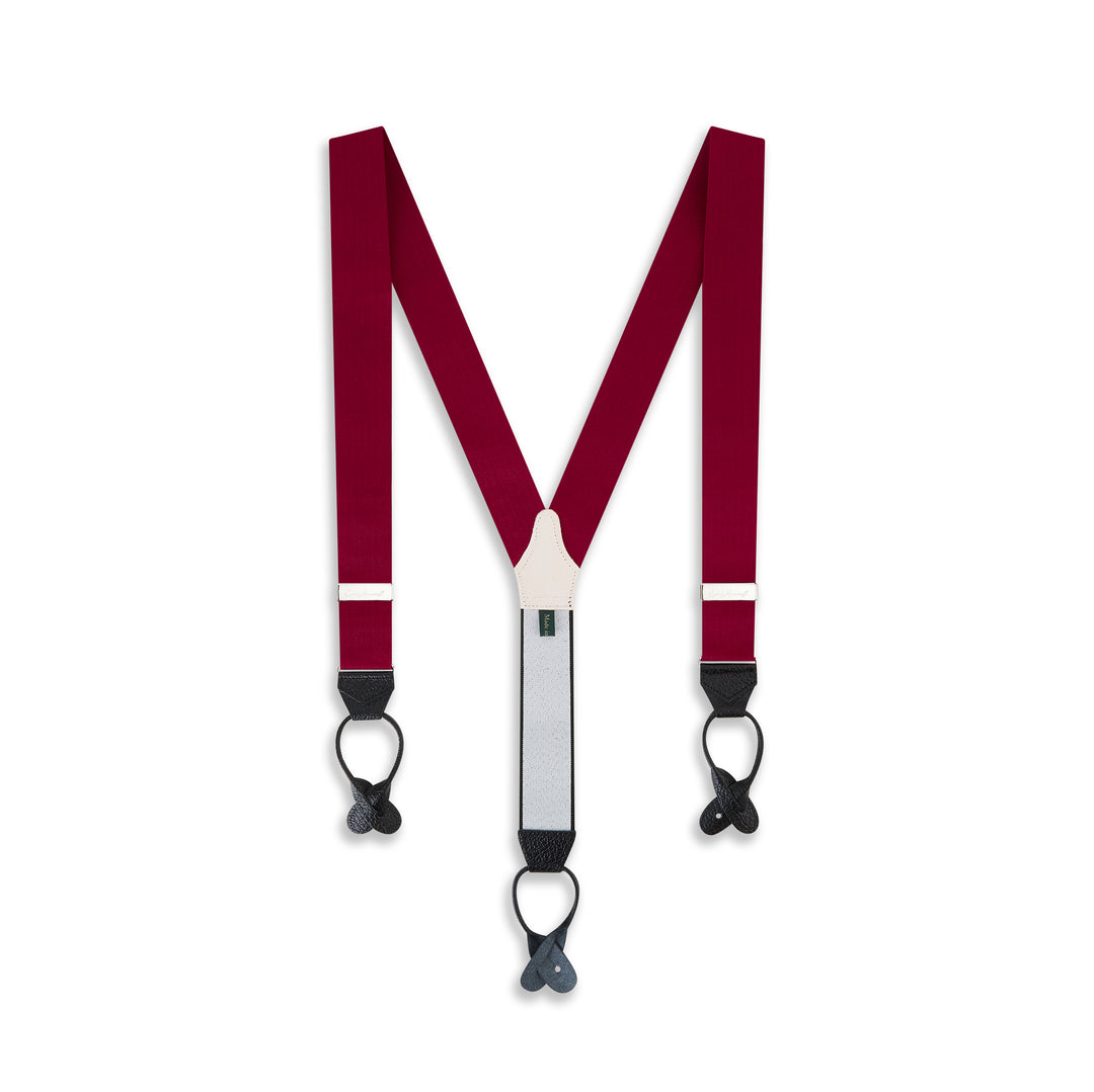Wine Barathea Braces