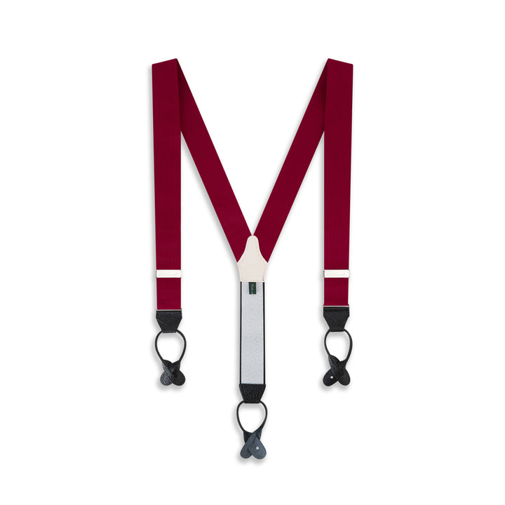 Wine Barathea Braces