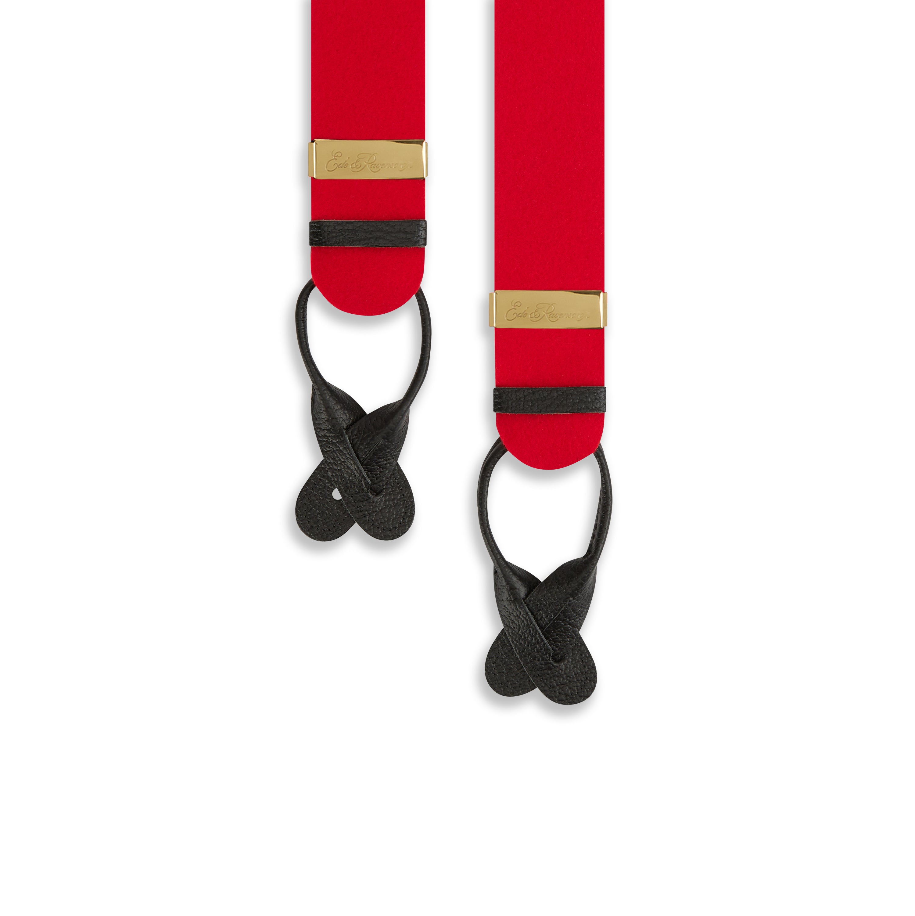 Ede & Ravenscroft | Box cloth braces | Red
