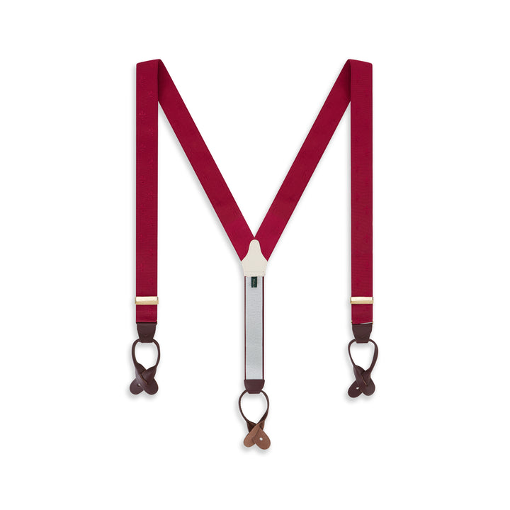 Wine Fleur De Lys Braces