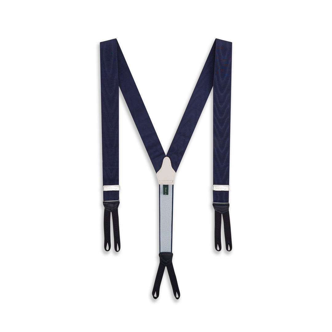 Navy 32mm Moire Braces