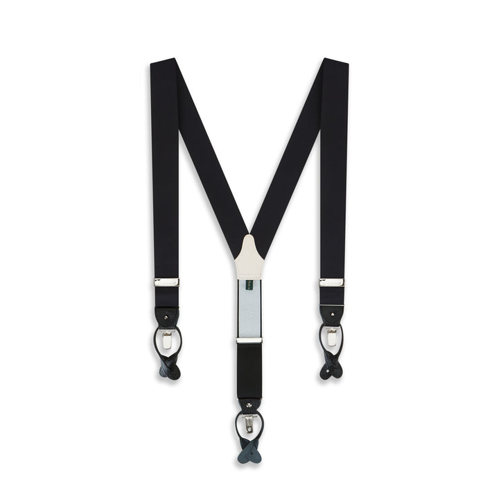 Black Barathea Combination End Braces