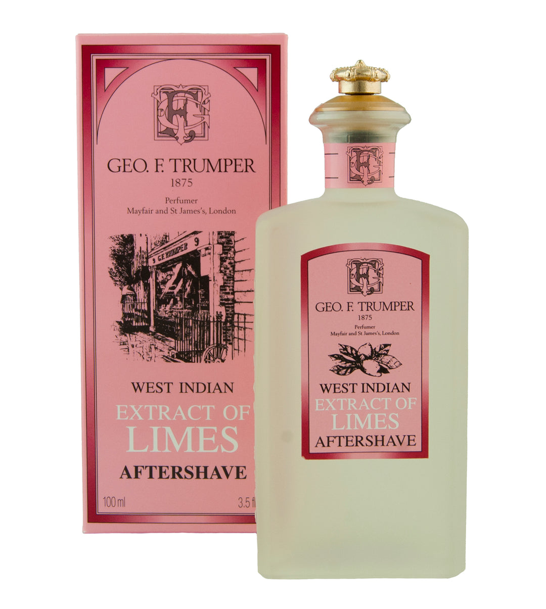 Geo F Trumper Lime 100ml Cologne Glass Atomiser Bottle