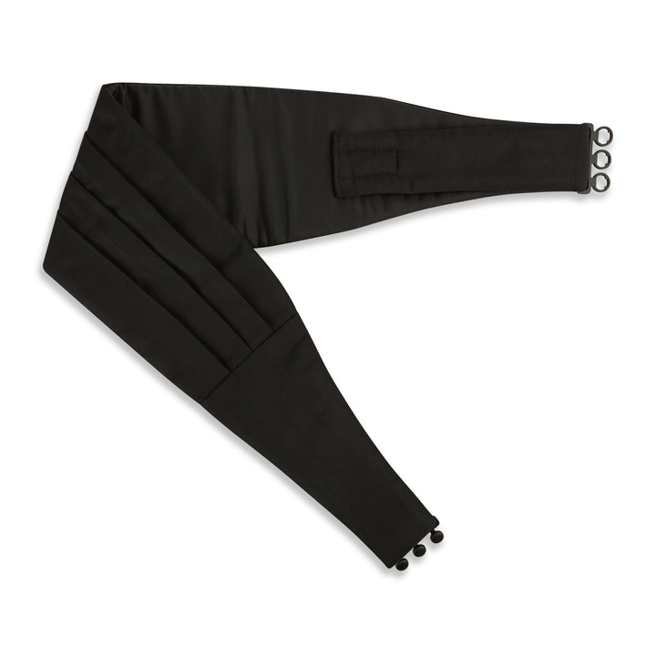 Black Barathea Cummerbund