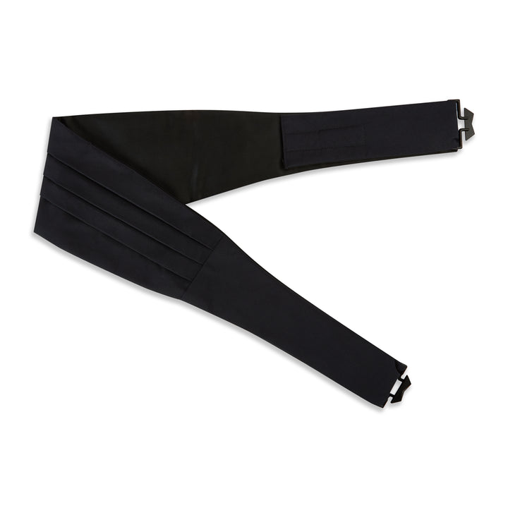 Ink Grosgrain Silk Cotton Cummerbund