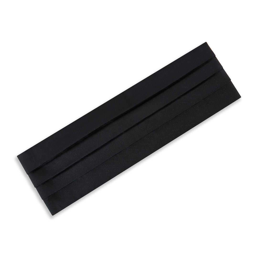 Ink Grosgrain Silk Cotton Cummerbund