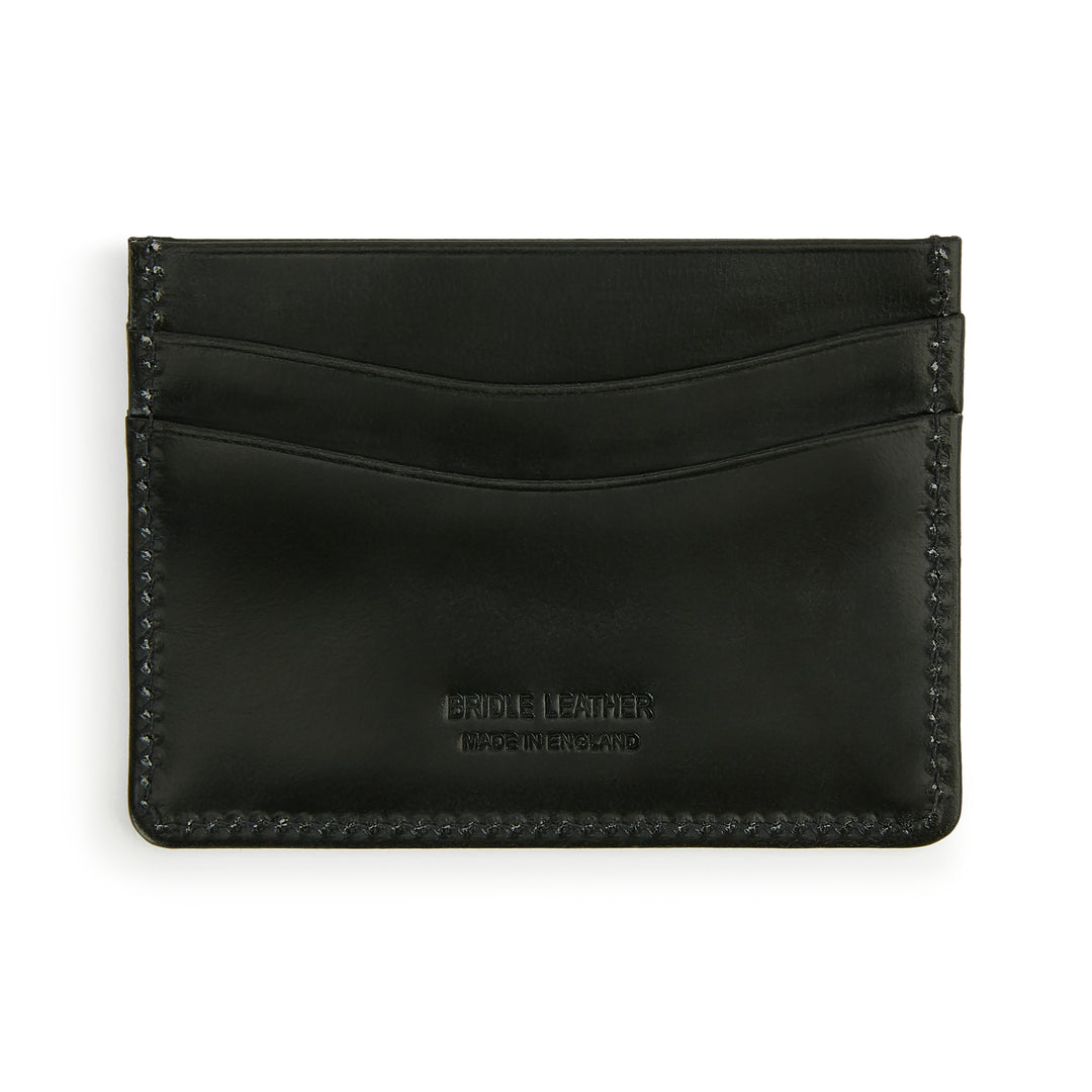 Slim Card Leather Case Black