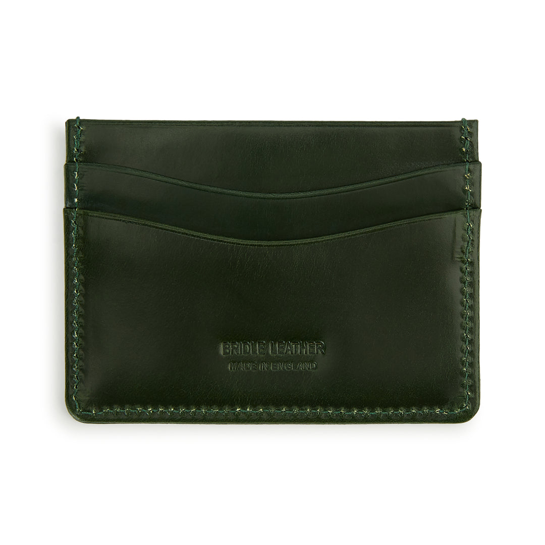 Slim Card Leather Case Green