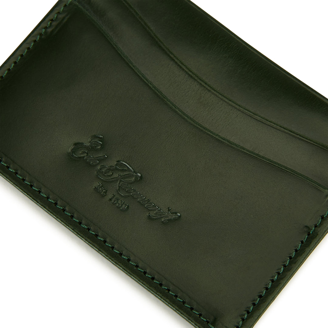 Slim Card Leather Case Green