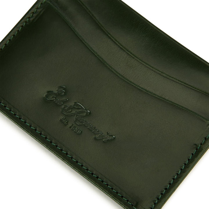 Slim Card Leather Case Green