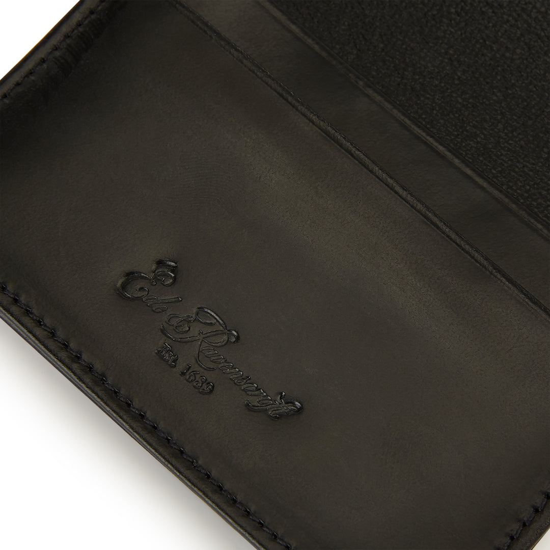 Bridle Card Leather Case Black
