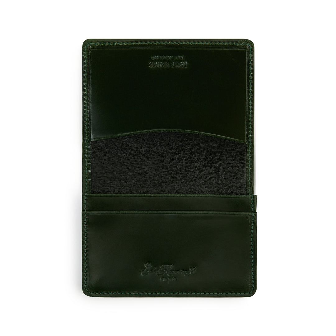 Bridle Card Leather Case Green