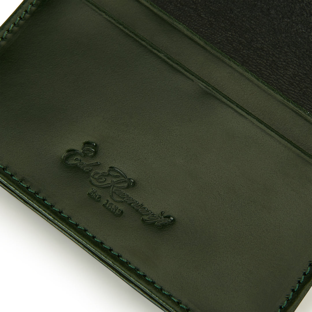 Bridle Card Leather Case Green