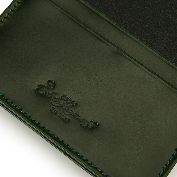 Bridle Card Leather Case Green