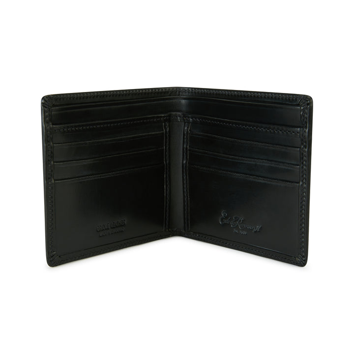 Bridle Billfold Leather Wallet Black