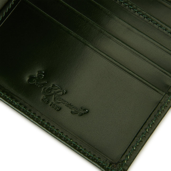 Bridle Billfold Leather Wallet Green