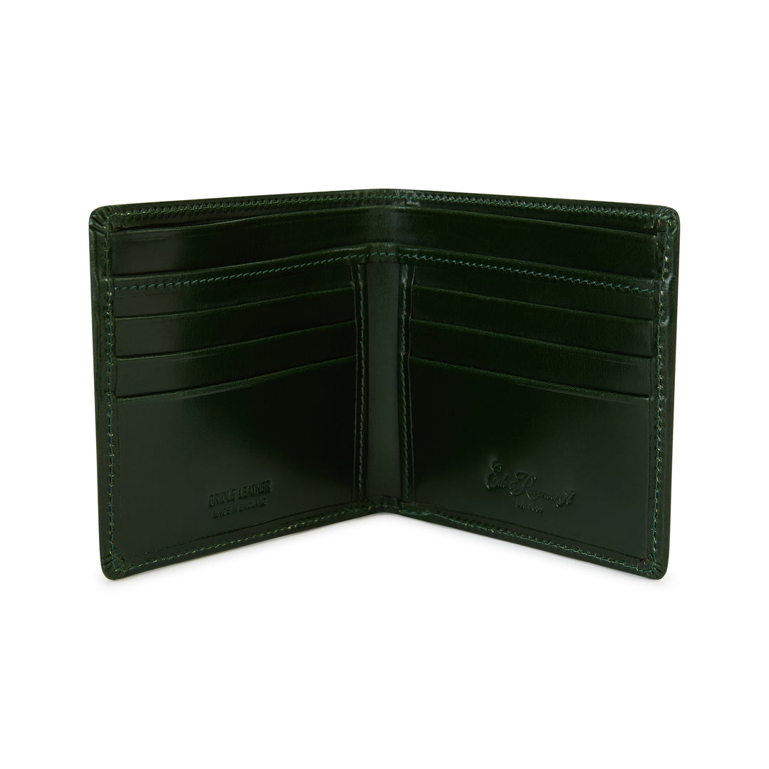 Bridle Billfold Leather Wallet Green
