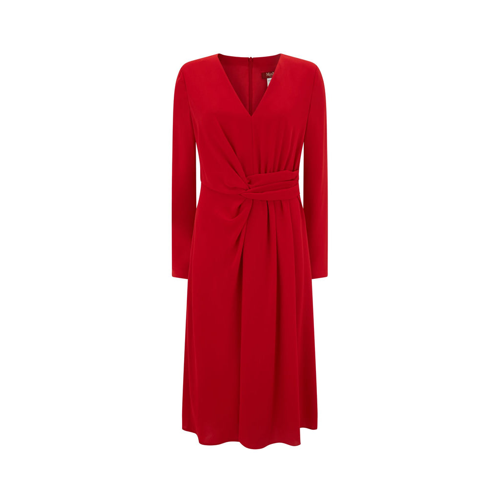 新品タグ付✨Max Mara MAX&Co.ボウタイワンピース レッド 38 Ede & Ravenscroft | Max Mara Studio Mammola Tailored Cady Dress | Red