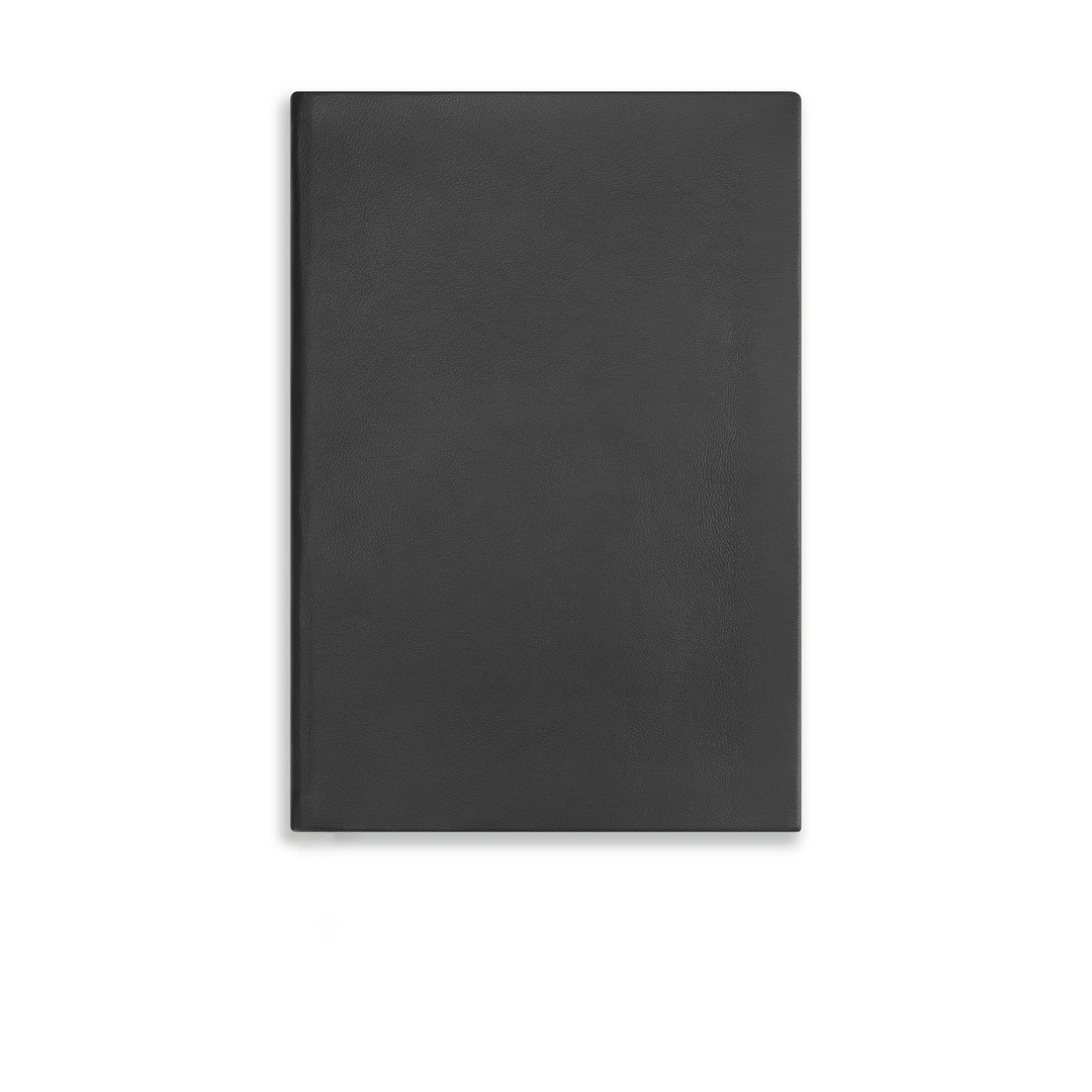 Ede Ravenscroft A5 Leather Bound Notebook Black Ede ravenscroft a5 leather bound notebook black